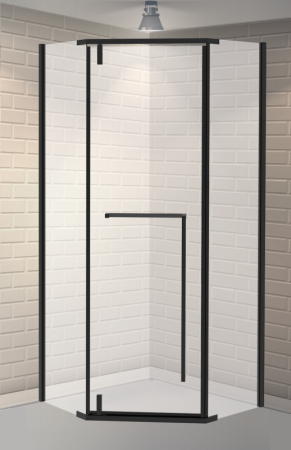 Фото душевое ограждение esbano 100x100 см esogs100prb