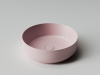 Фото раковина накладная ceramicanova element 39 см, цвет: розовый cn6022mp