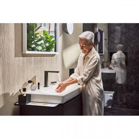 Фото смеситель для раковины hansgrohe tecturis e 73053670