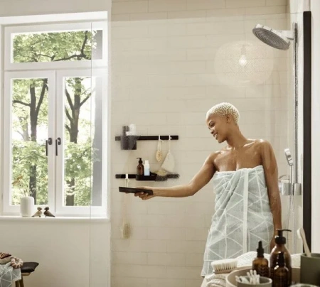 Фото душевая стойка hansgrohe pulsify 24241000