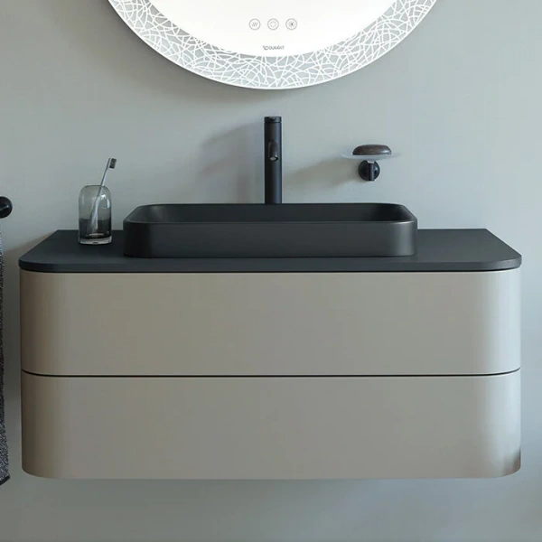 Фото раковина накладная duravit happy d.2 plus  60 см 2359601300