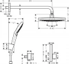 Фото душевая стойка hansgrohe croma select e 27297000