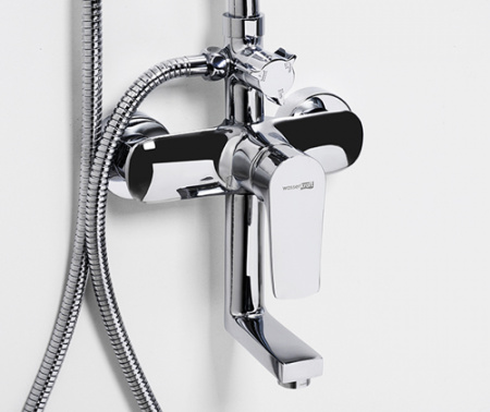 Фото душевая стойка wasserkraft a16601, цвет: хром