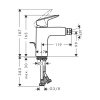 Фото смеситель для биде hansgrohe logis 71200670