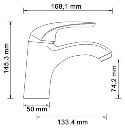 Фото смеситель для раковины wasserkraft rossel 2803