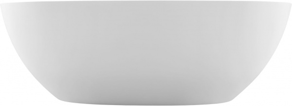 Фото ванна из искусственного камня allen brau solid stone krion oval 170x80 см 2.35003.21 белый матовый