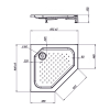 Фото поддон vincea 90x90 см vst-3ap-9090