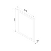 Фото зеркало с подсветкой am.pm gem 60 см m91amox0601wg