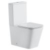 Унитаз-компакт Black&White 64 см W-7703