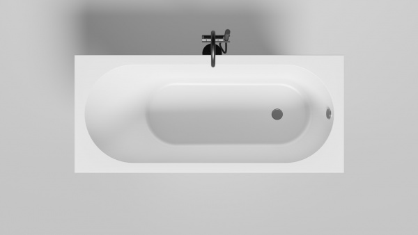 Фото ванна из искусственного камня salini ornella 160x70 см 102316g глянцевая