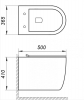 Фото унитаз подвесной belbagno amanda bb051chr (с сиденьем)