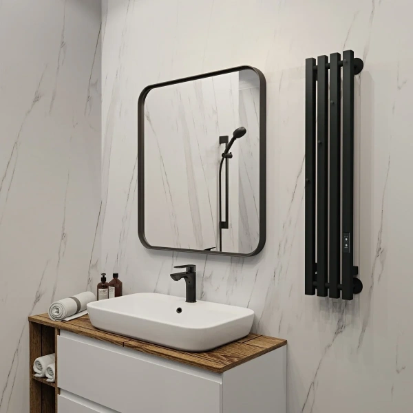 Фото электрический полотенцесушитель indigo  style 3 pro 90/18 lspre90-18brrt
