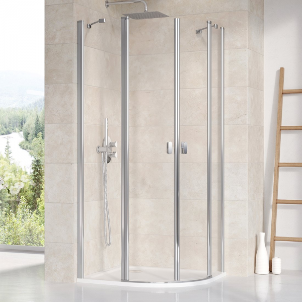Фото душевое ограждение ravak chrome cskk4 80x80 см 3q140c00z1