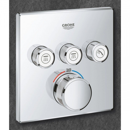 Фото термостатический смеситель для душа grohe grohtherm smartcontrol 29126000