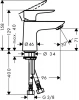 Фото смеситель для раковины hansgrohe talis e 71702000