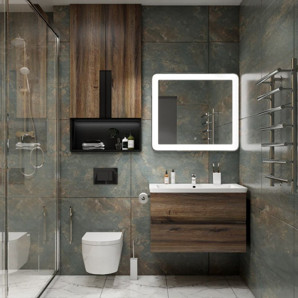 Фото тумба под раковину art&max techno 87 см am-techno-900-2c-so-lw646