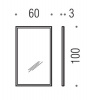 Фото зеркало подвесное colombo design gallery fashion mirrors b2045