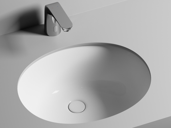 Фото раковина встраиваемая ceramicanova element 51 см, цвет: белый cn6042