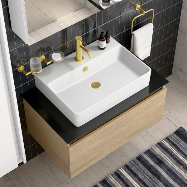 Фото смесители для раковины vitra minimax round a4353025exp цвет золото