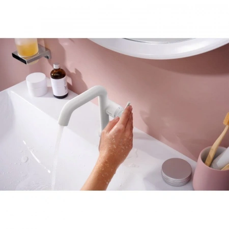 Фото смеситель для раковины hansgrohe tecturis s 73321700