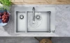 Фото смеситель для кухонной мойки hansgrohe metris select 73804000_vstvo
