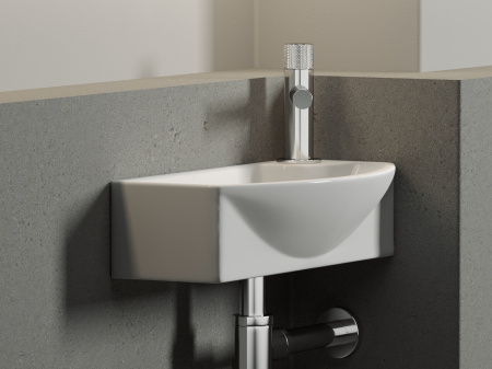 Фото раковина подвесная ceramicanova element 45.5 см, цвет: белый cn6038l