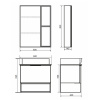 Фото зеркальный шкаф comforty штутгарт 60 см 4151036