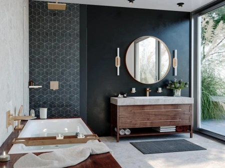 Фото смеситель для ванны hansgrohe metropol 32545140