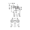 Фото смеситель для душа hansgrohe logis 71601670