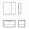 Фото тумба с раковиной comforty бонн 75 см 00-00001936