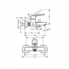 Фото смеситель для ванны hansgrohe logis e 71403000