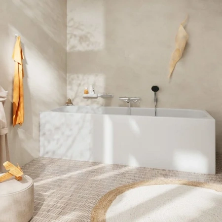 Фото смеситель для ванны hansgrohe tecturis s 73422000_vstv