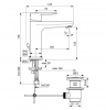 Фото смеситель для раковины ideal standard cerafine d bc699xg
