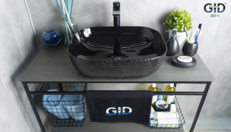 Фото раковина накладная gid d1302h004 50 см