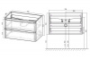 Фото тумба под раковину vincea vico 80 см vmc-2v800gw