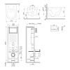 Фото унитаз с инсталляцией am.pm like is110338.801900