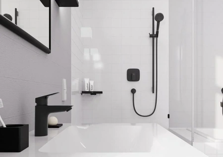 Фото смеситель для раковины hansgrohe logis 71101670
