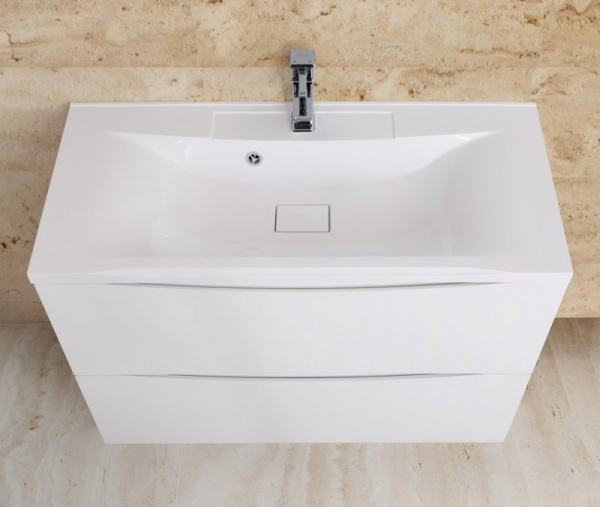 Фото тумба под раковину belbagno marino 80 см marino-800-2c-pia-bl-p цвет: bianco lucido