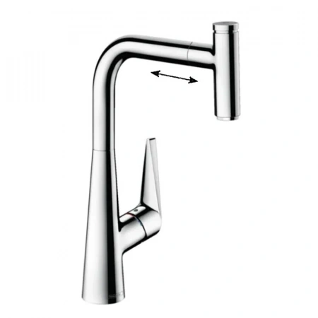Фото смеситель для кухонной мойки hansgrohe talis select 72826000