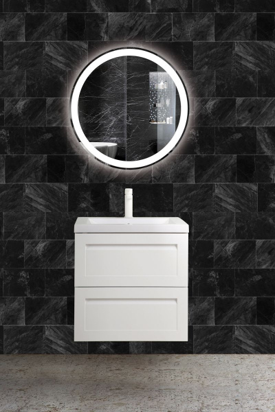Фото тумба под раковину art&max platino 60 см am-platino-600-2c-so-bm-cer