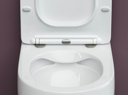 Фото унитаз подвесной, безободковый ceramicanova play cn3001