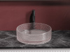 Фото раковина накладная ceramicanova cristal 36 см, цвет: розовый cn6061