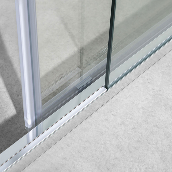 Фото душевая дверь vincea slim-u 110 см vds-2su110cl