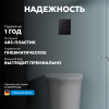 Фото клавиша смыва abber ac0124mb черная матовая