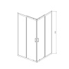 Фото душевое ограждение vincea rapid 100x100 см  vss-3r90/10cl