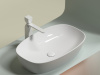 Фото раковина накладная ceramicanova element 60 см, цвет: белый cn6049