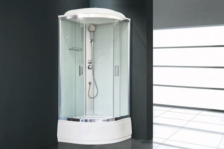 Фото душевая кабина royal bath ск rb90ck5-wt-ch 90x90 см