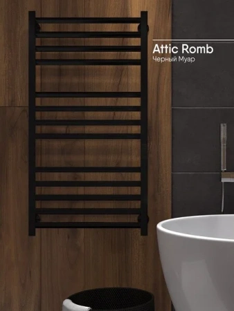 Фото электрический полотенцесушитель indigo attic romb 100/50 без полки lсlatcre100-50brrt