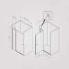 Фото душевая дверь am.pm sunny 100x190 см w87g-100-1p-bt