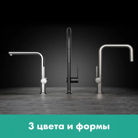 Фото смеситель для кухонной мойки hansgrohe talis 72806800